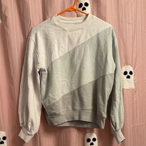 Women’s Green Colorblock Sweater Abercrombie